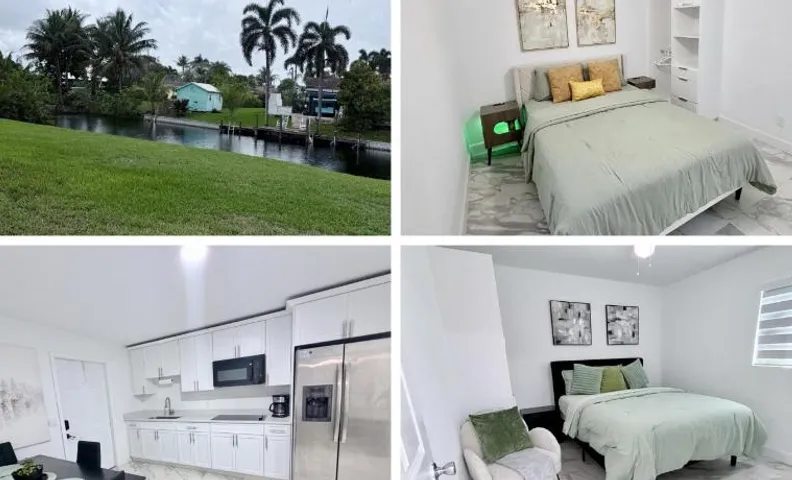 2 bed peaceful, lakeview studio NO FEES