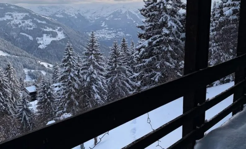 Beautiful chalet with exceptional views, ski-to-door, very quiet