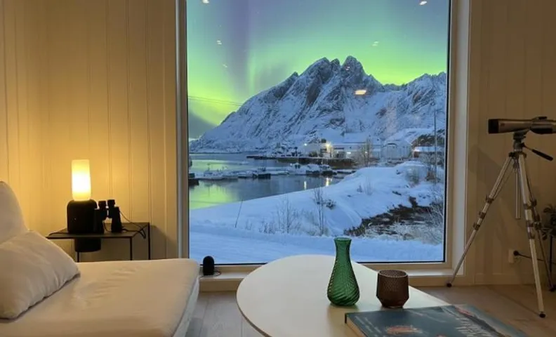 Aurora Bay Villa Lofoten 罗弗敦极光湾海景顶层别墅
