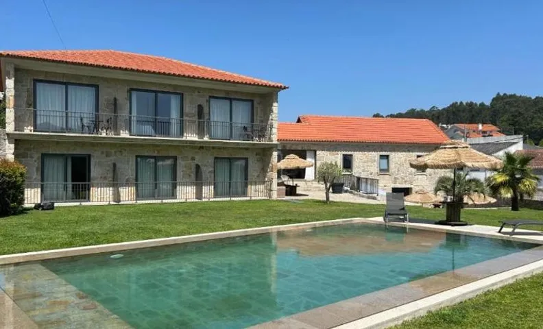 Paços do Douro, Chambre privée avec piscine