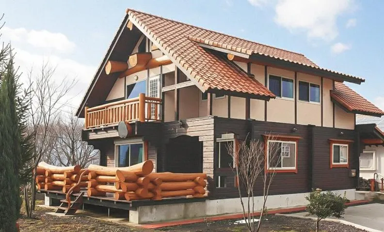 南阿蘇 林画邸 LOG HOUSE by ritomaru