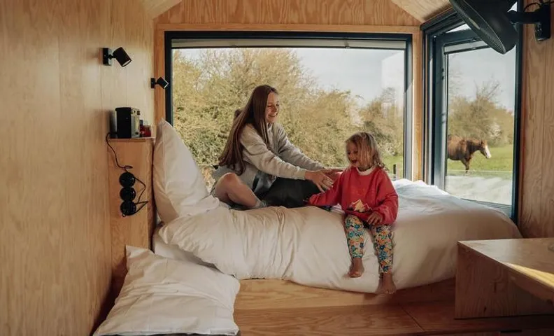 Romann - Parcel Tiny House - Tiny House à 1H30 de Lyon entourée par les chevaux MAE-1013