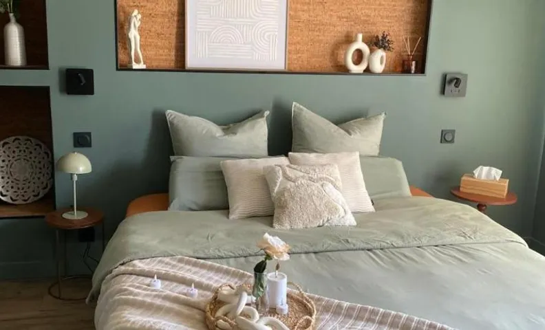 La chambre du moulin dort