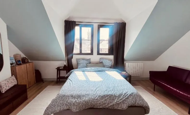 Sweet Leon - grande chambre baignoire vue mer