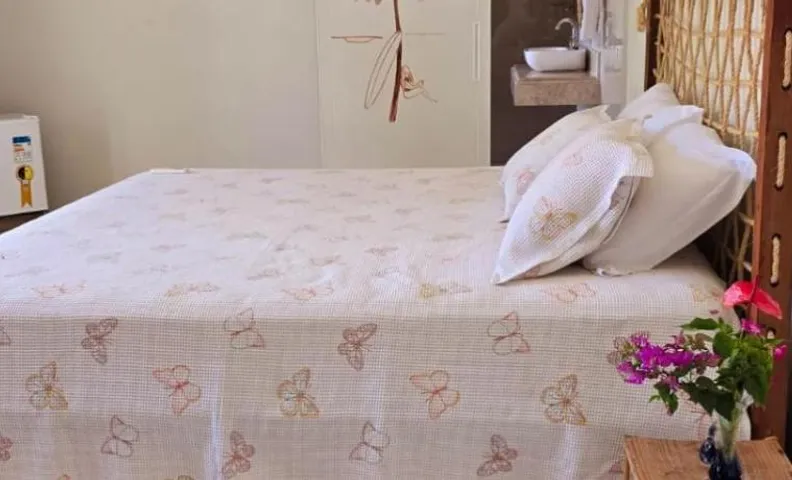 Casa Clorophila, suíte master completa com banheira, para 3 hóspedes