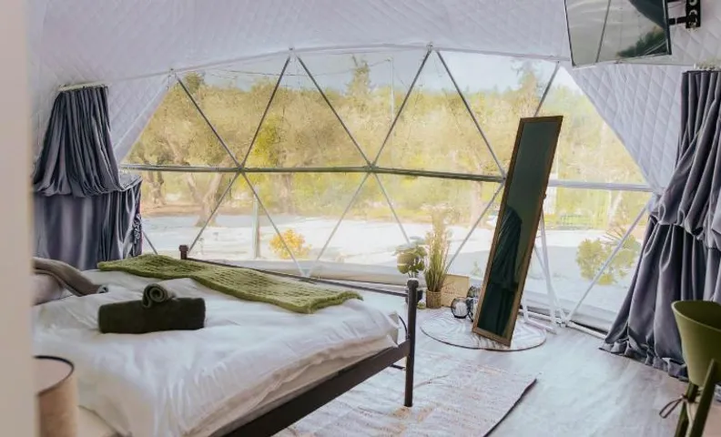 Olive Dome, Luxury Glamping Dome in Crete