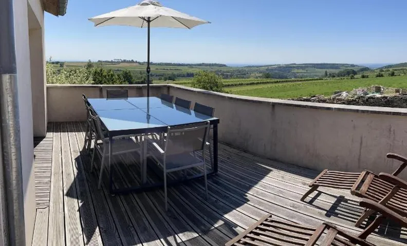 Le Cocon et le panorama des Hautes-Côtes