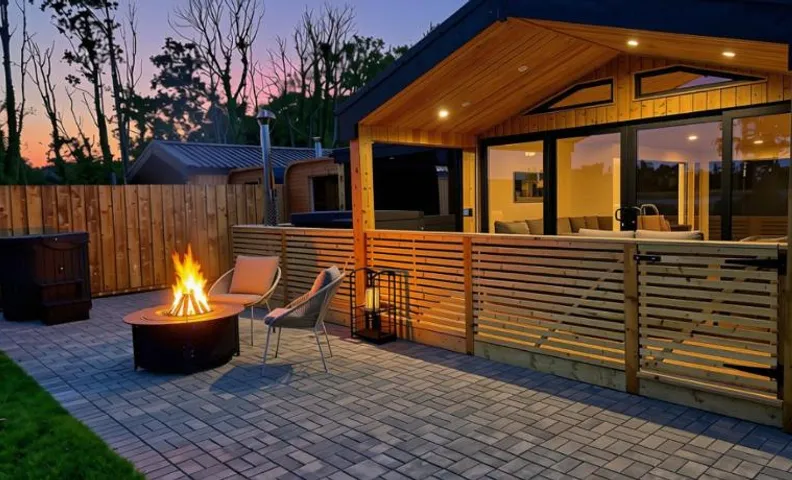 Loughshore Lodges - Cabins with private Hot Tub & Sauna