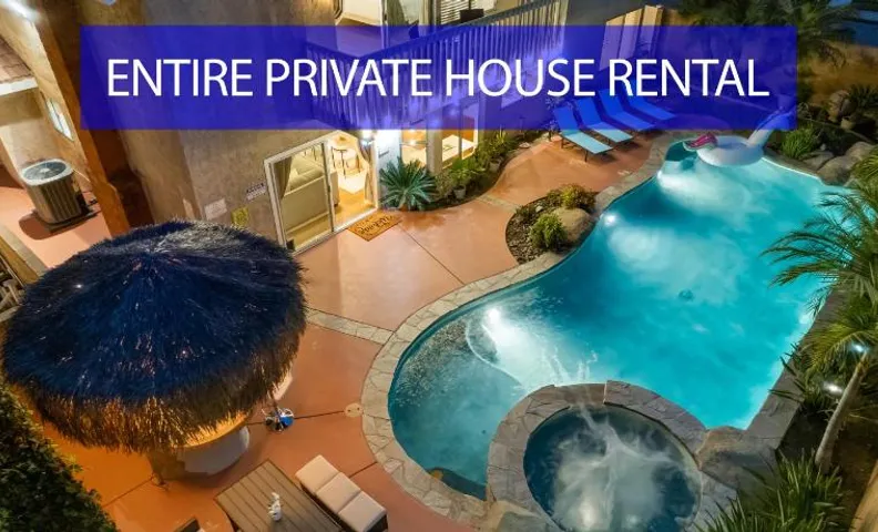 Entire Private House with 4 Bedrooms, 4 Bath, Garage, Pool, Hot Tub, 2500 sqft House, Available Now