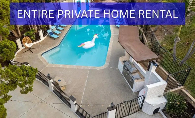 Entire Private Home with 3 Beds, Pool, Sauna, Gym, Parking Yard, Ranch Style, Available Now