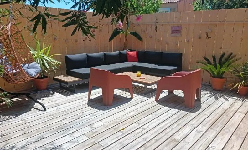Maison cosy - piscine commune en résidence privée