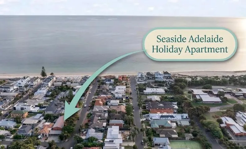 Seaside Adelaide Holiday Apartment 2BR 1 min walk to Brighton Beach