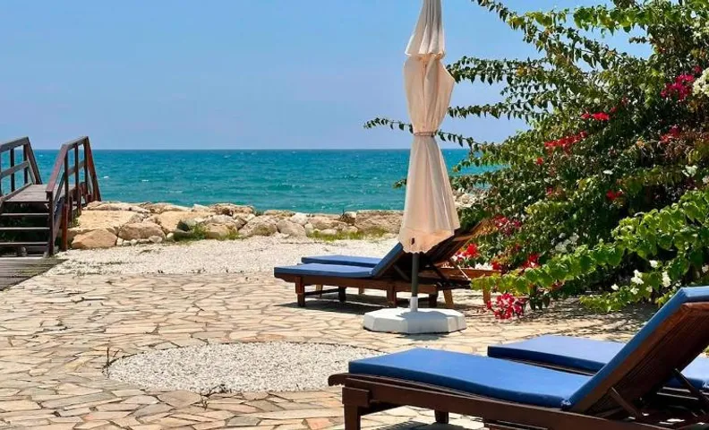 Meneou Beachfront 3BDR House gated estate