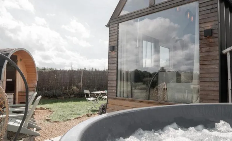Tiny house avec spa privé et vue panoramique