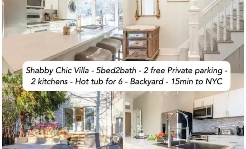 Manhattan Getaway Shabby Chic Villa 2 Parking & Hottub
