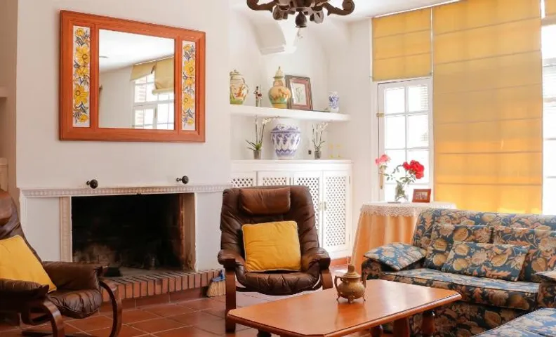 Charming House in Castilblanco with Terrace and Fireplace
