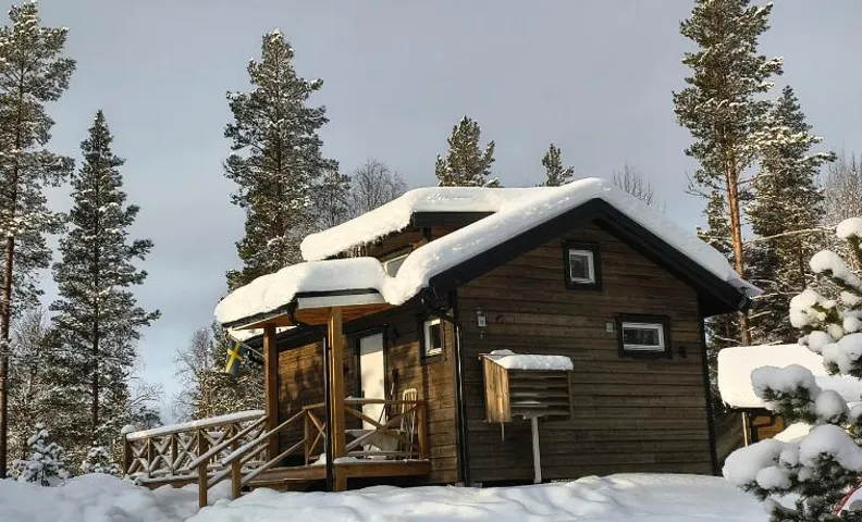 Magisch berghuisje met uitzicht op Nationaal Park Fulufjället