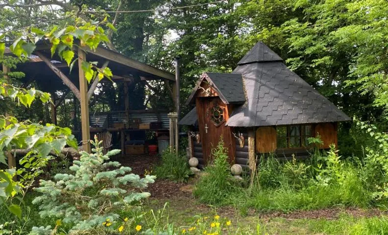 The Hobbit House and Secret Garden