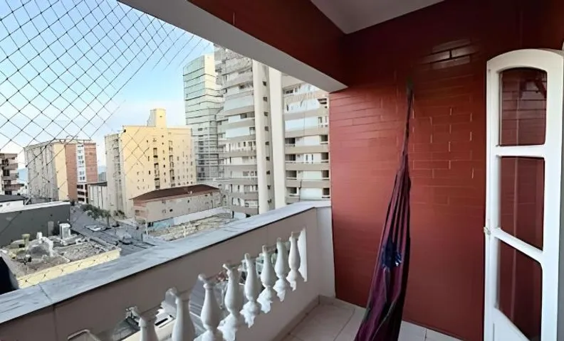 Apto c/ Vista mar p/ 4 hóspedes na Tupi